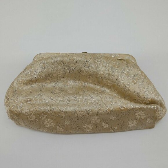 Set Of 2 Aldana Womens Golden Black Floral And Braided Buckle Clutch Wallet - Picture 7 of 12